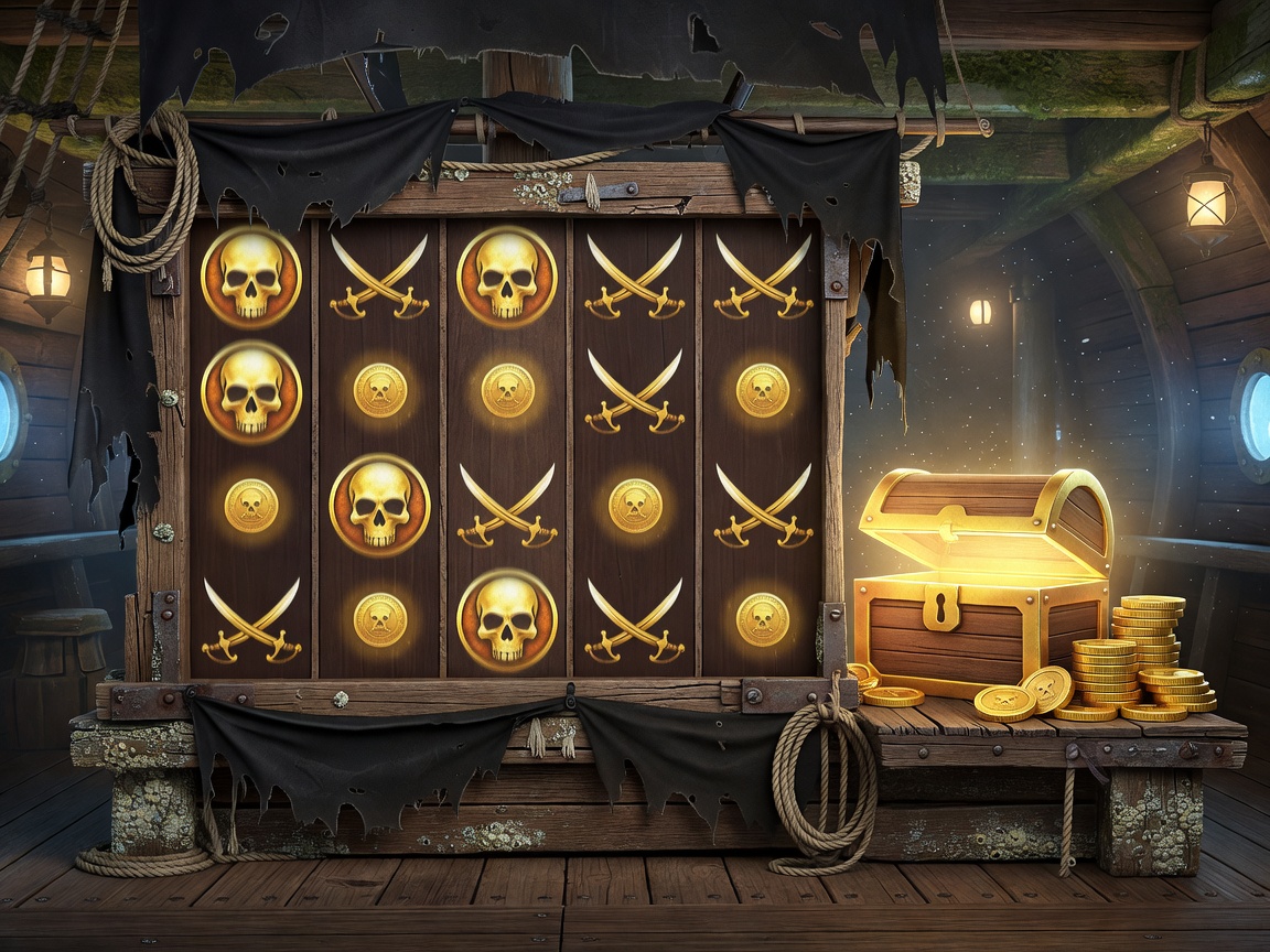 Pirate Slot Golden Reels Expansion UI